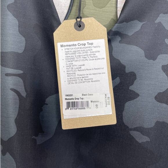 NWT Prana Momento Reversible Camo Sports Bra Women's Size Small - Picture 4 of 6